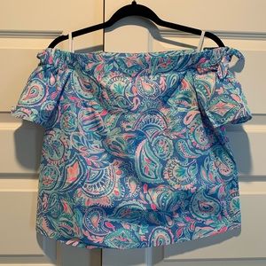 NWT Lilly Pulitzer Tamara Off the Shoulder Top size Small
